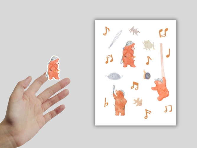 sticky bear sticker sheets